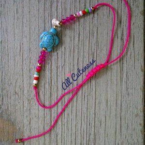 🎀 Ankle Beaded Bracelet